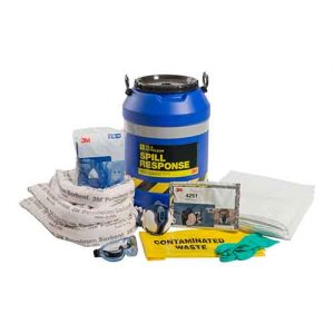 3M Oil & Petroleum Sorbent Spill Kit 45L